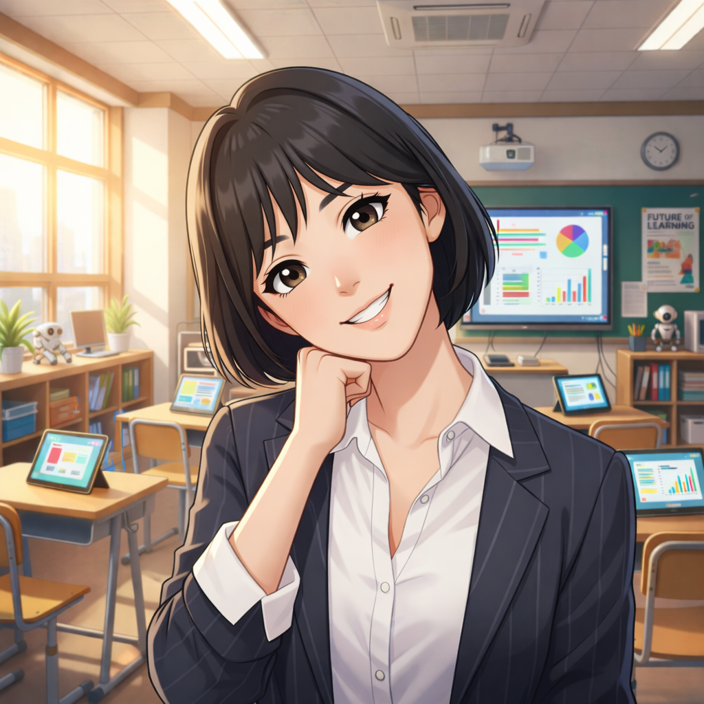 에듀테크 레시피 블로그 운영자 연쌤 캐릭터 프로필 사진